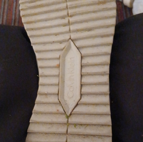 Calvin Klein Men's White and Black Sneakers - Picture 3 of 3